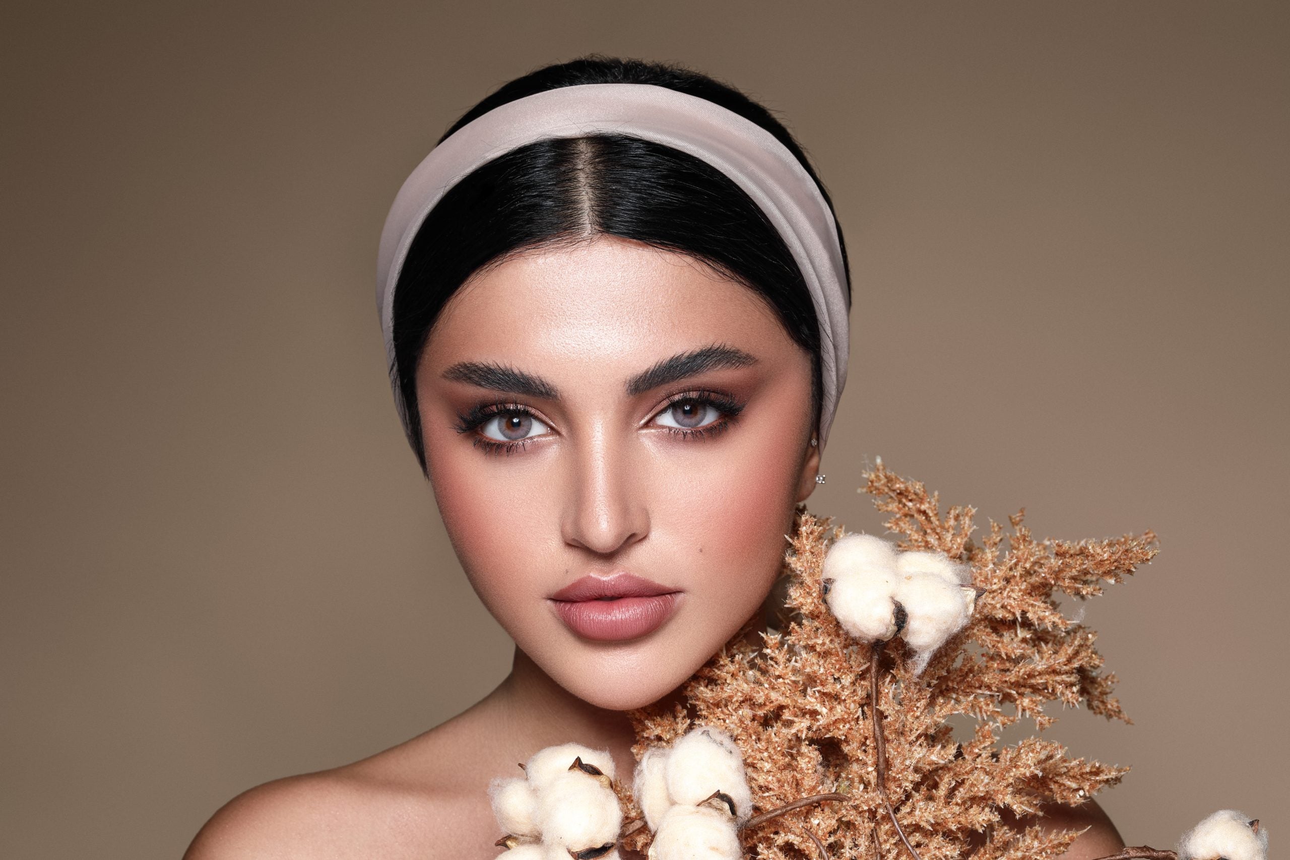 Grey Beige Bella Contact Lenses from the Elite Collection