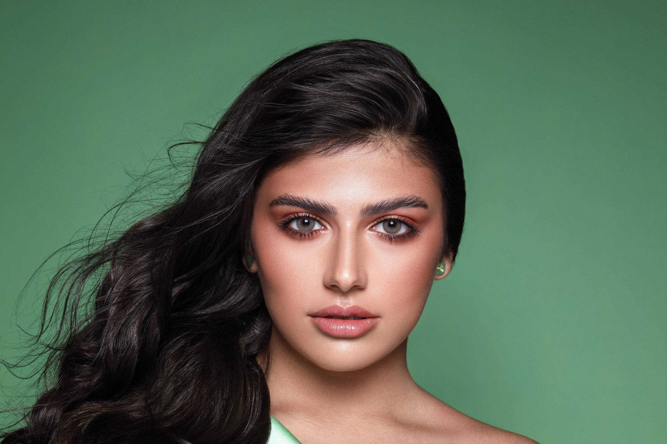 Mint Gray Bella Contact Lenses from the Elite Collection