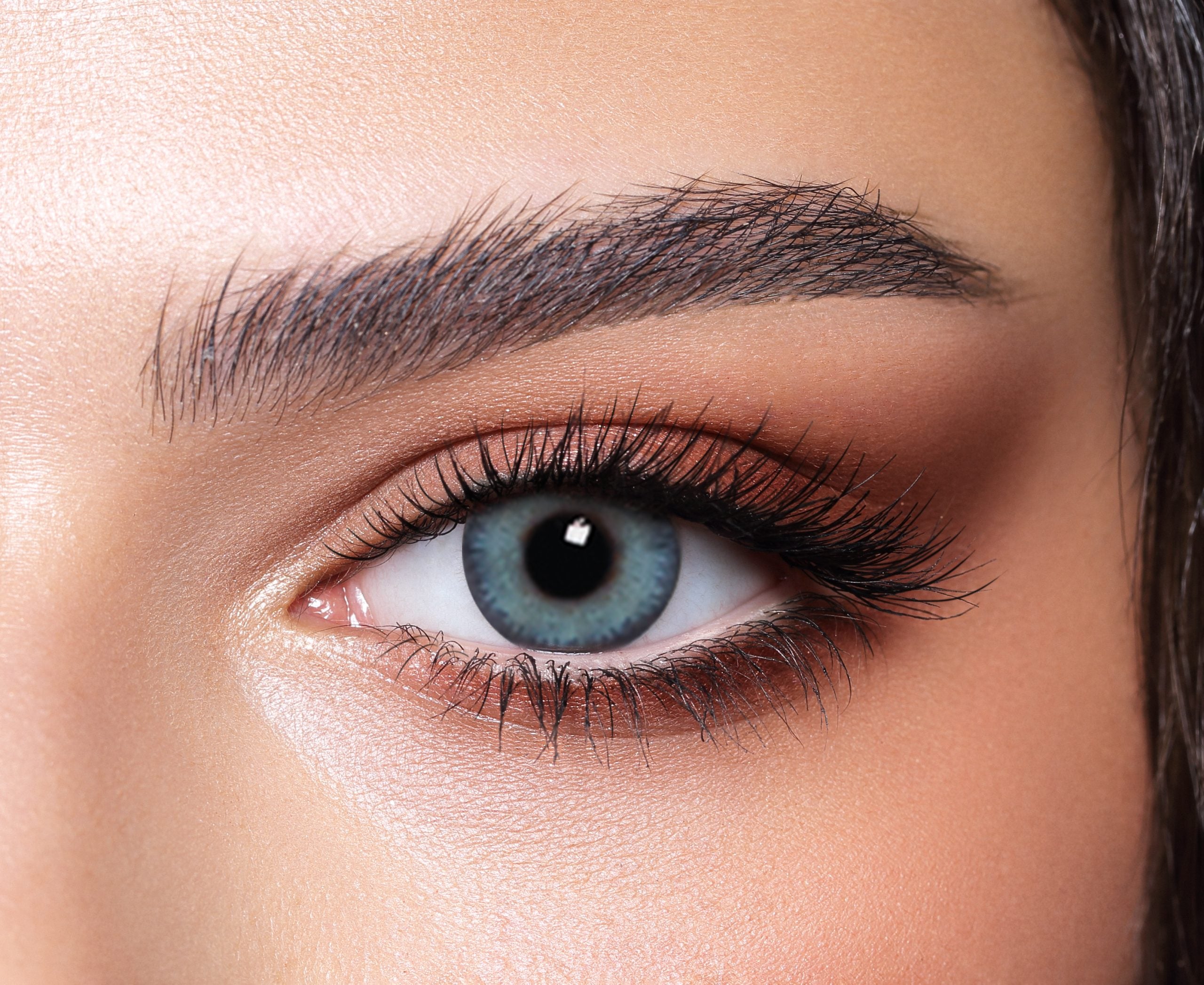 Navy Gray Bella Contact Lenses from the Glow Collection
