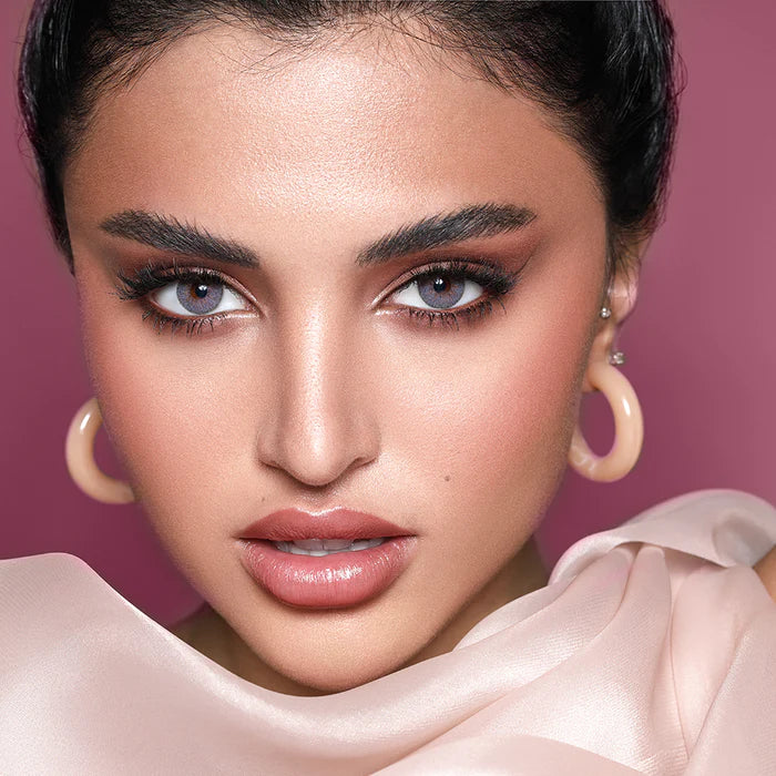 Silky Gray Bella Contact Lenses from the Elite Collection