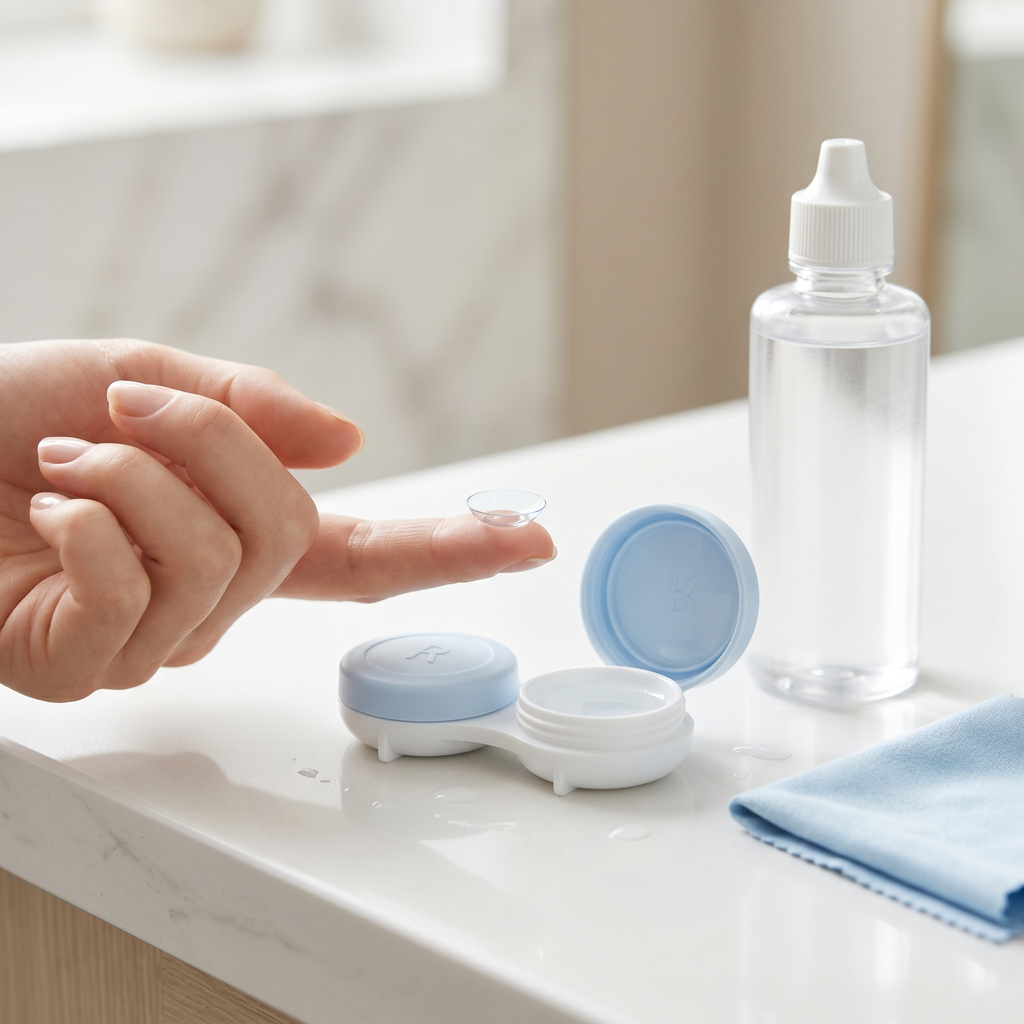 How to Clean Contact Lenses Properly (Step-by-Step Guide for Safe Use)