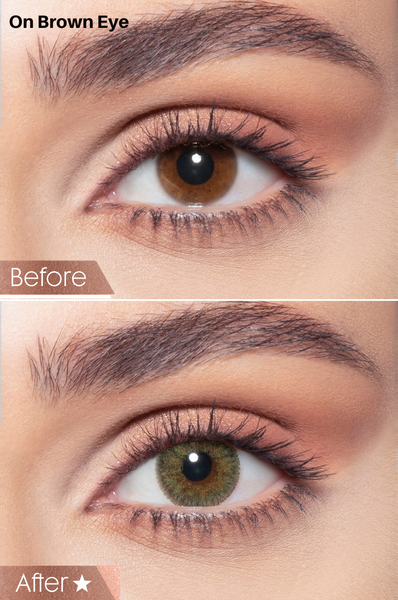 Contour Green Bella Contact Lenses Contour Collection – Daring Eyes