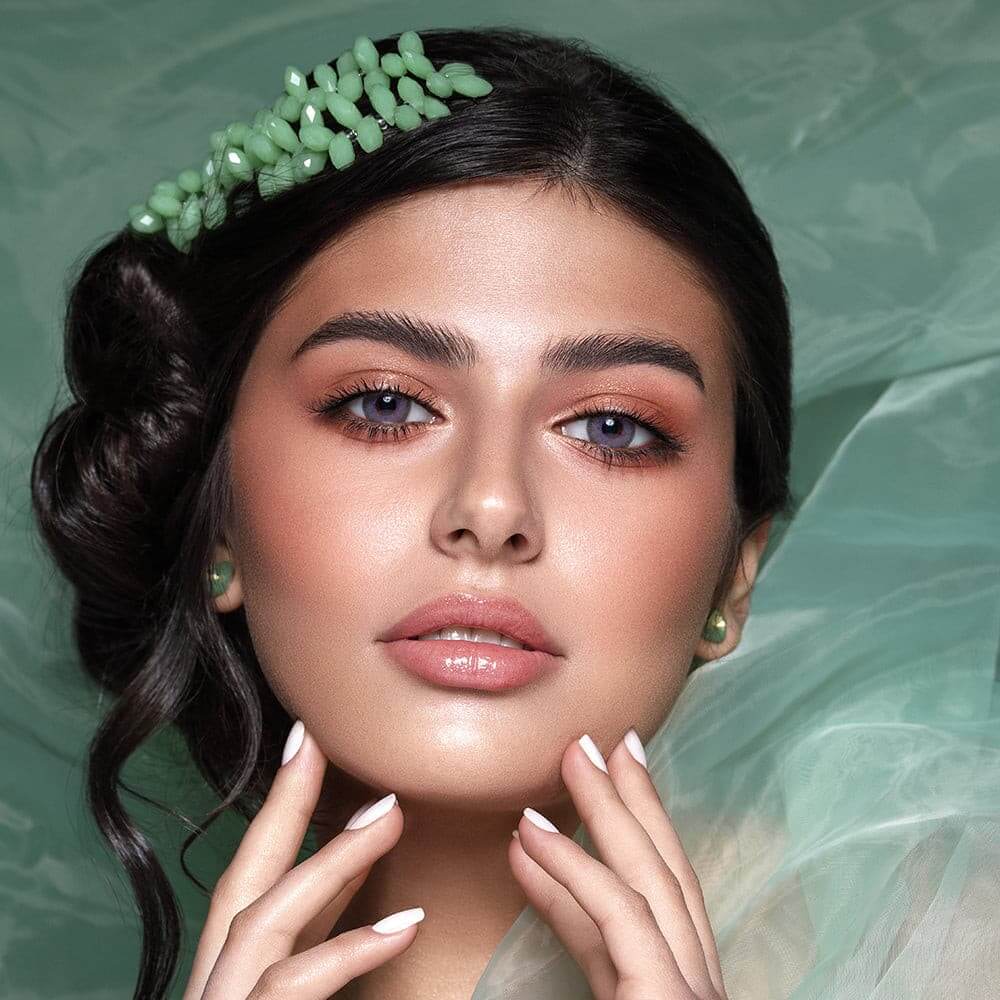 Lavender Gray Bella Contact Lenses