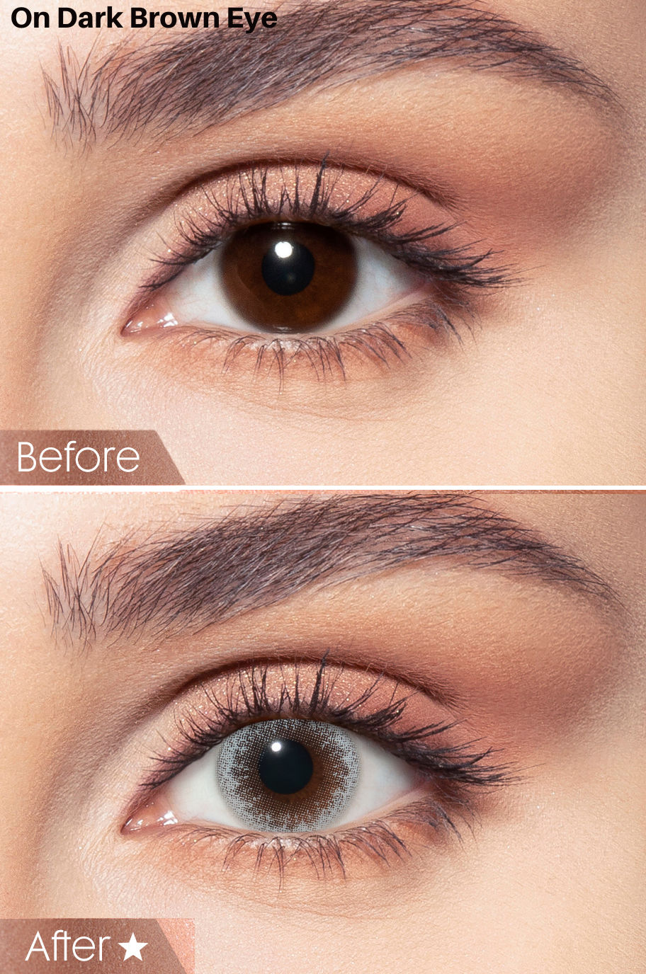 Silent Gray Bella Contact Lenses