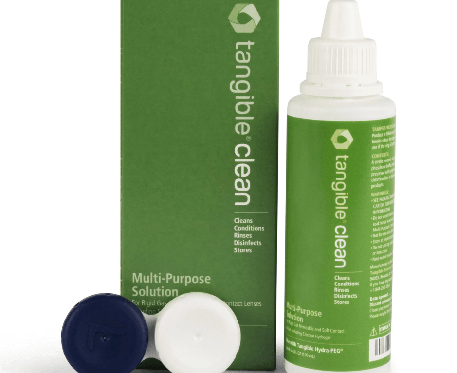Tangible Clean 3.4oz Multi-purpose Solution - Bella_Contact_Lenses