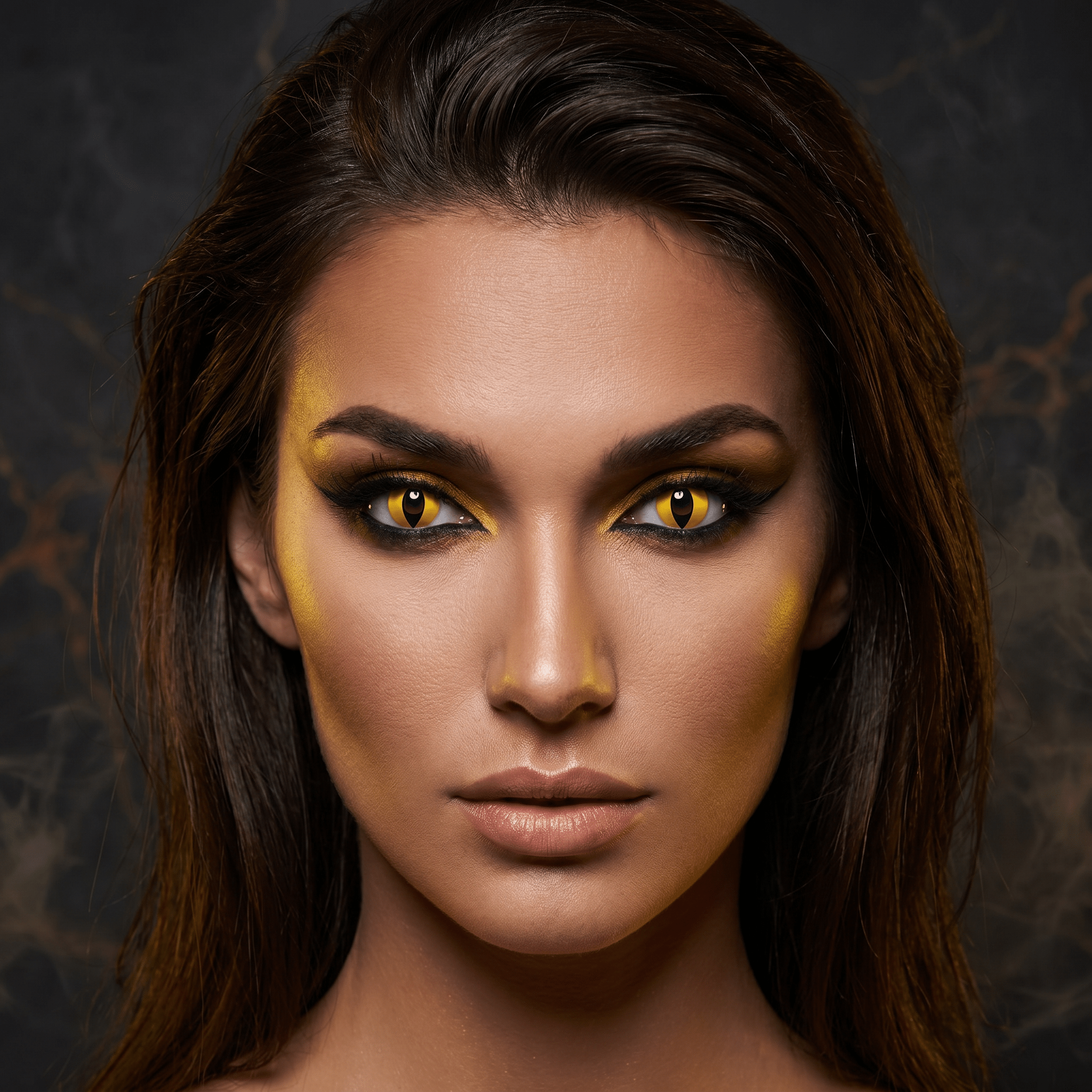 Yellow Cat Daring Eyes - Bella_Contact_Lenses