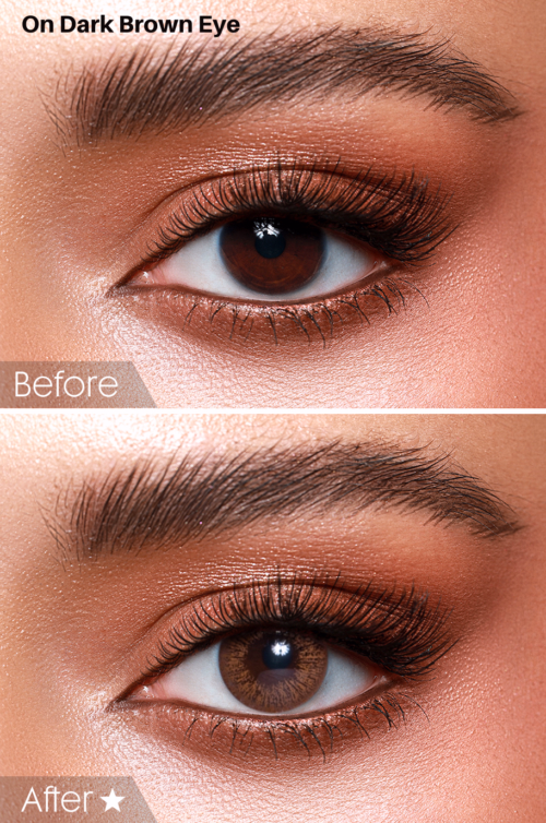 Bella Contact Lenses in USA Cinnamon Brown