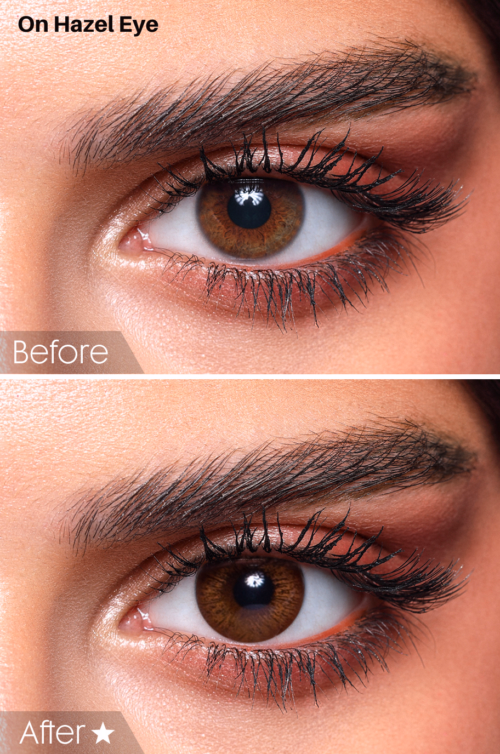 Bella Contact Lenses in USA Cinnamon Brown