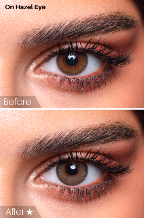Bella Contact Lenses in USA Green Olive