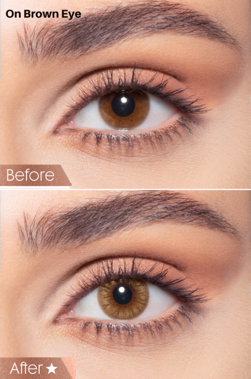 Bella Contact Lenses In USA Hazel Honey