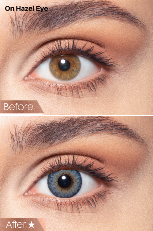 Bella Contact Lenses In USA Ocean Blue