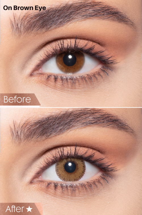 Bella Contact Lenses In USA Radiant Hazelnut